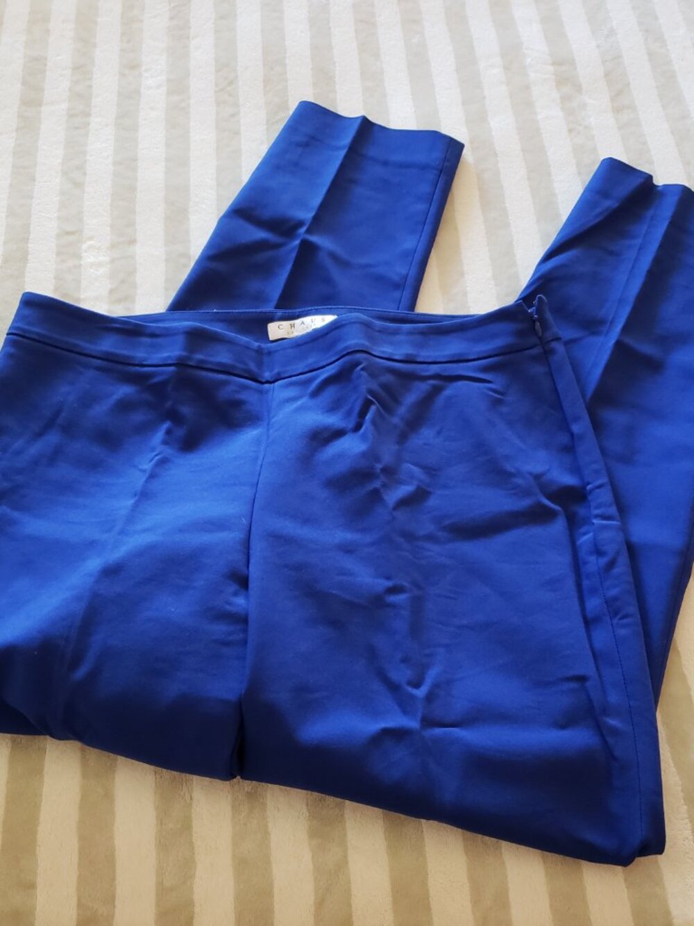 EUC CHAUS New York cobalt royal blue bottoms - slacks / trousers (10)